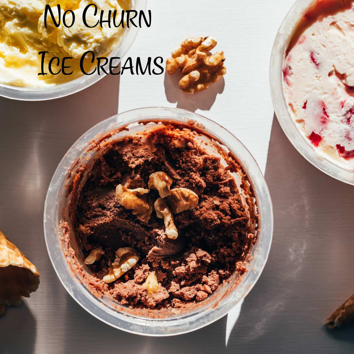 no churn ice creams 