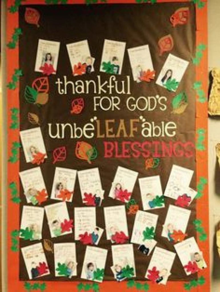 Unbelievably Cute Thanksgiving Bulletin Board ideas you'll fall in love ...