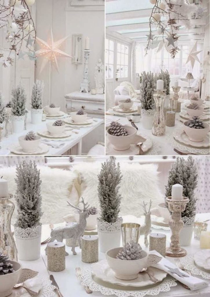 White Christmas decor ideas for soft, warm and fresh vibes in your