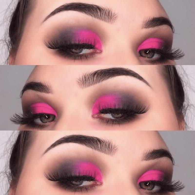 pink #black #smokey #eye #makeup #tutorial #howto #vday #valentines  #valentinesday #girly @Chemical …