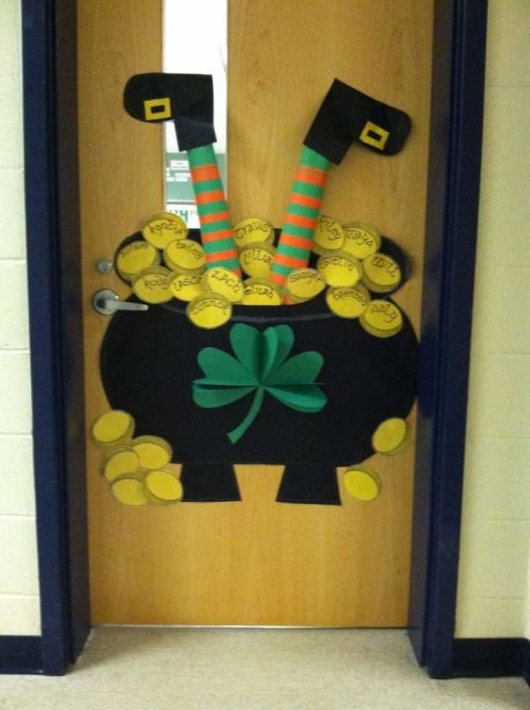 st patricks day door decorations ideas