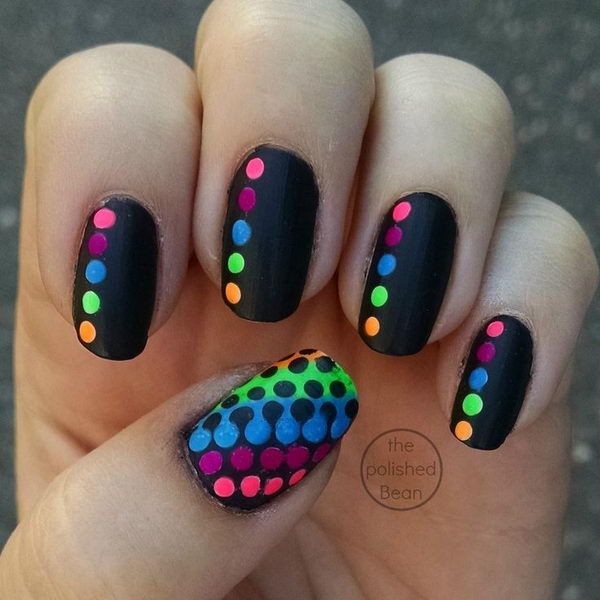 60 Polka Dot Nail Designs for the season that are classic yet chic