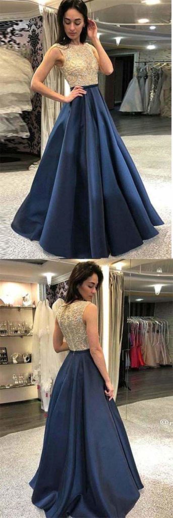 20+ Navy Blue Prom Dresses that are perfect for the Prom Evening - Hike ...