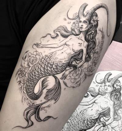 75+ Free Tattoo Design Capricorn Idea Tattoo Photos