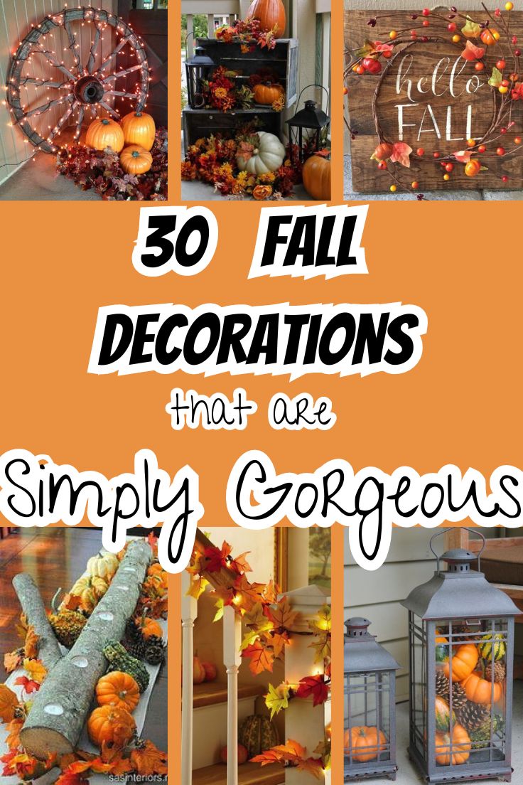 fall decorations 