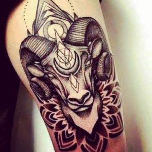 55 Best Aries Tattoo Design Ideas - Hike n Dip