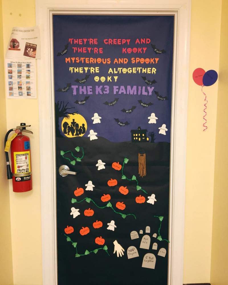 classroom door decorations for fall