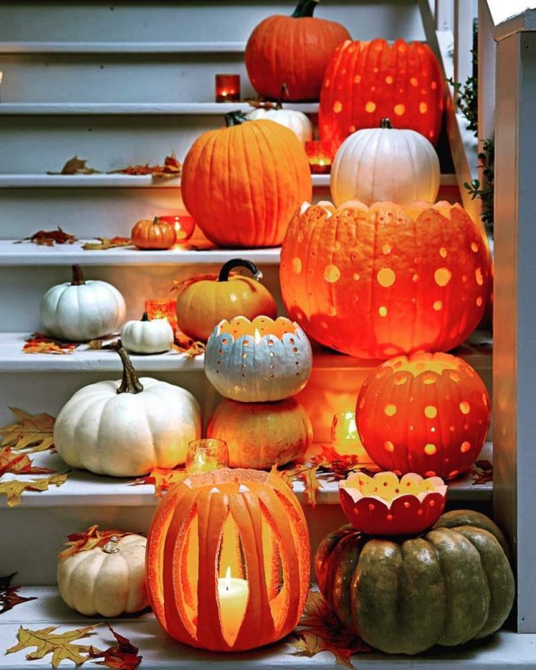 30+ Pumpkin Halloween Decor Ideas for the Thriller Night - Hike n Dip