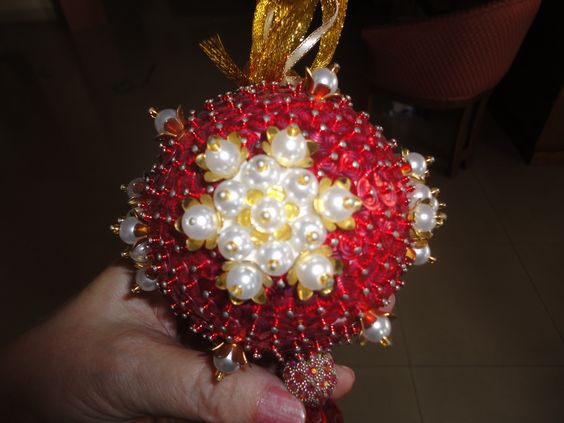 sequin Christmas decorations