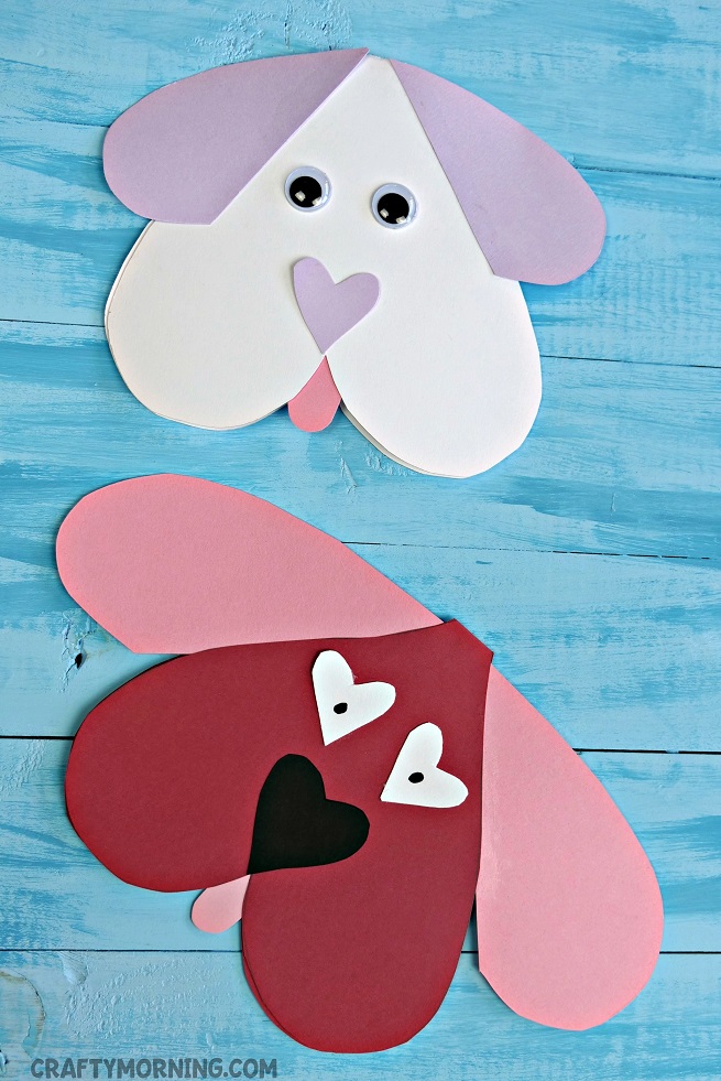 Valentine Heart Unicorn Craft - Crafty Morning