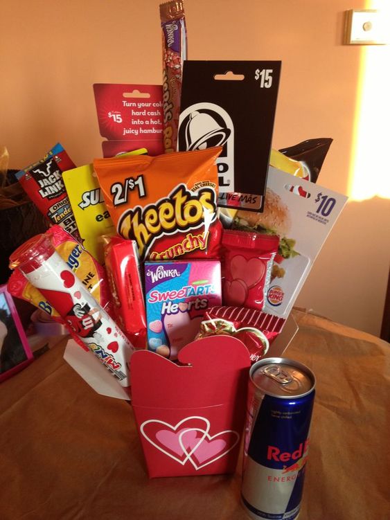 50+ DIY Romantic Valentine's Day Ideas for Him  Valentines day gifts for  him boyfriends, Valentine's day gift baskets, Diy valentines day gifts for  him