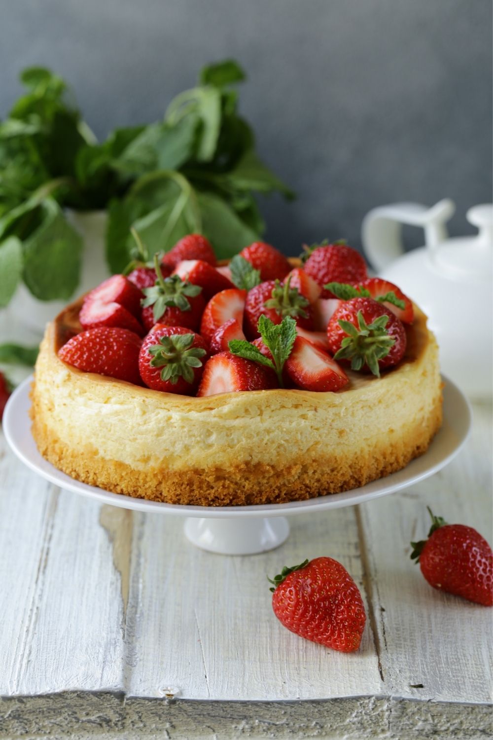 NEW YORK DOUBLE BAKED CHEESECAKE