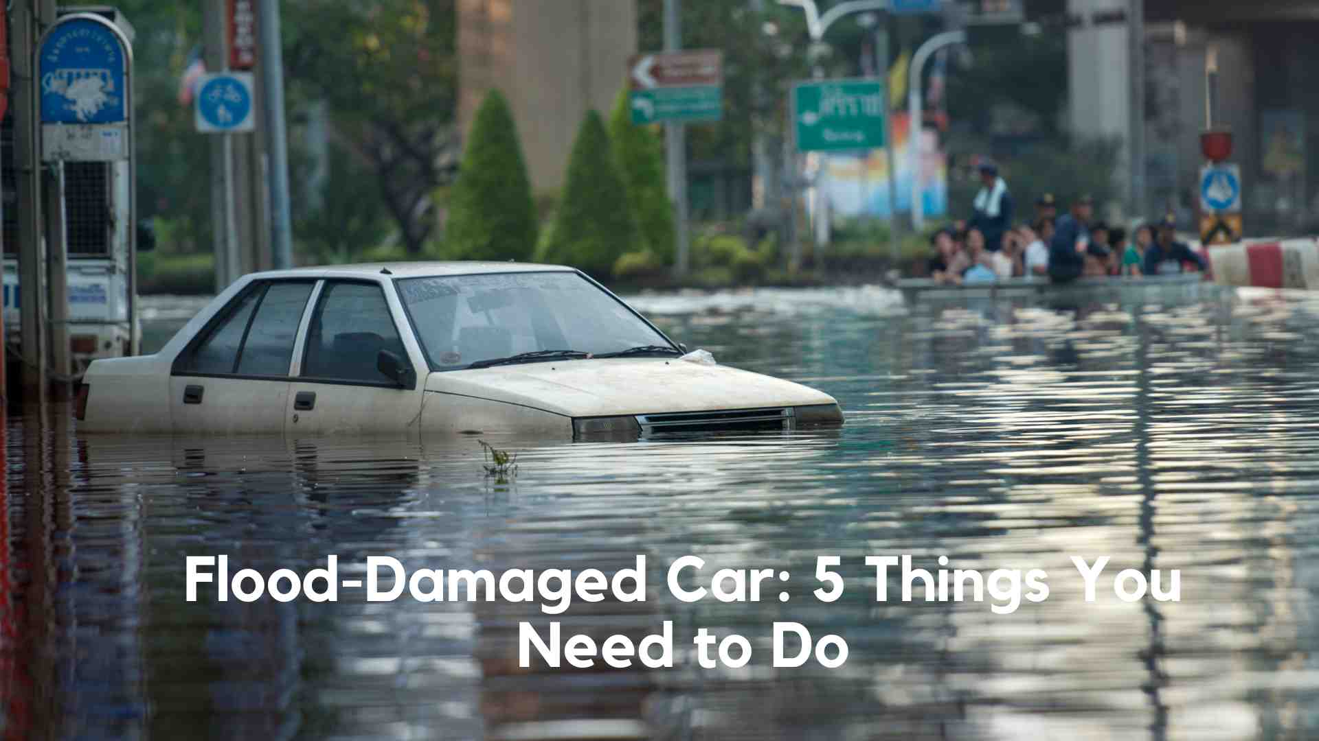 Flood-Damaged Car