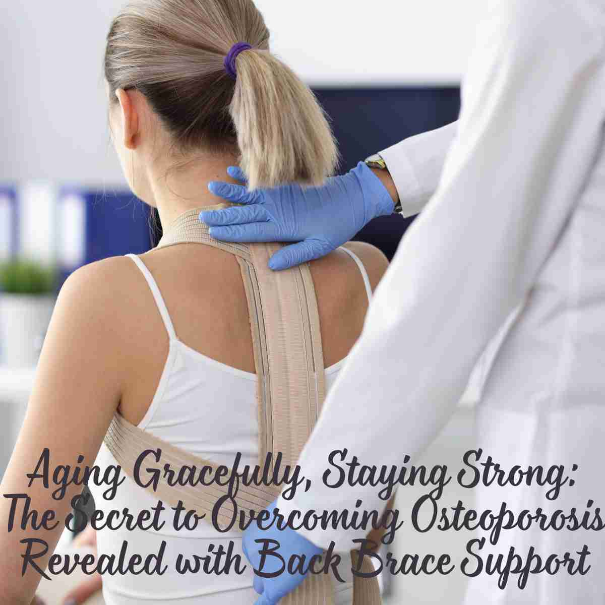 The Secret to Overcoming Osteoporosis Revealed with Back Brace Support