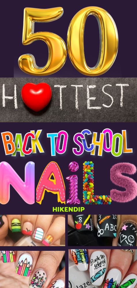 BACK TO SCHOOL NAIL ART IDEAS