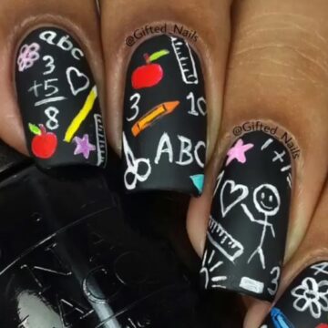 best back to school nail art ideas