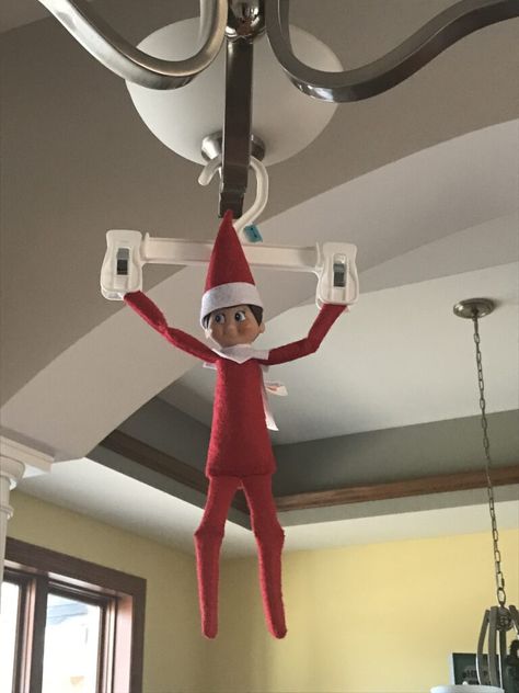 Elf caught in the ceiling