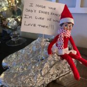 funny elf on the shelf ideas