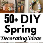 diy spring decorating ideas collage