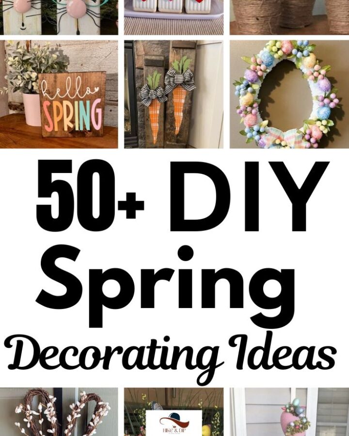 diy spring decorating ideas collage