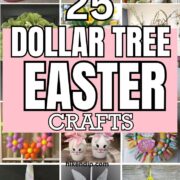 easter dollar tree crafts collage