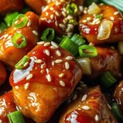 crispy honey garlic chicken