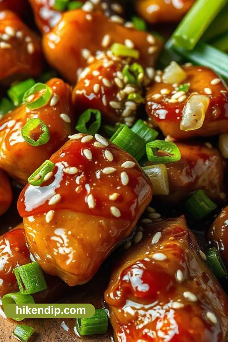 crispy honey garlic chicken